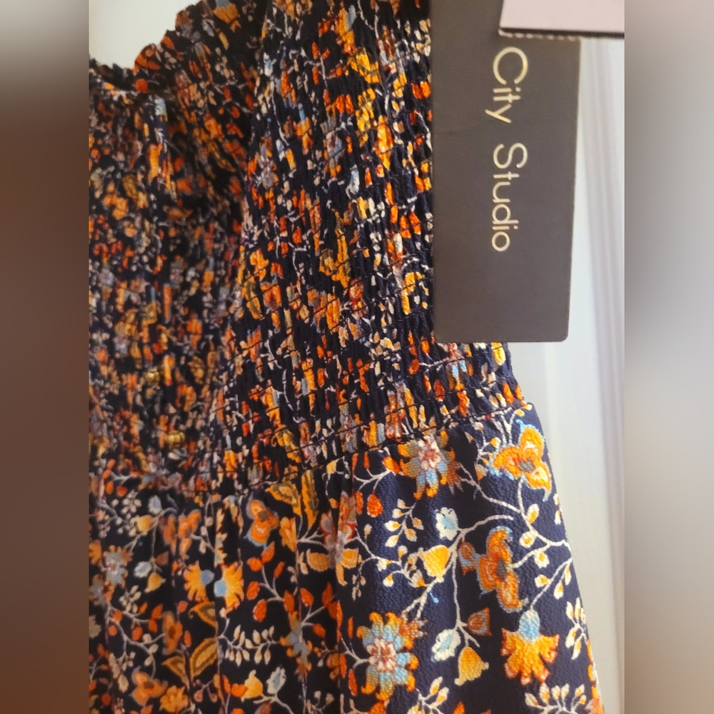 🏵 City Studio- Ruffled Mini Dress from Macy's - Picture 2 of 11